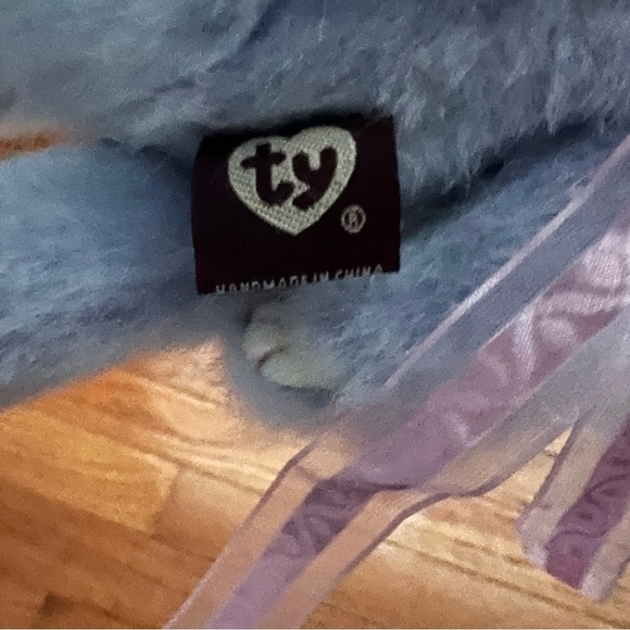 Ty Attic Treasures Azalea Jointed Bunny Rabbit Plush Beanbag Stuffed Animal Hare - Picture 6 of 7